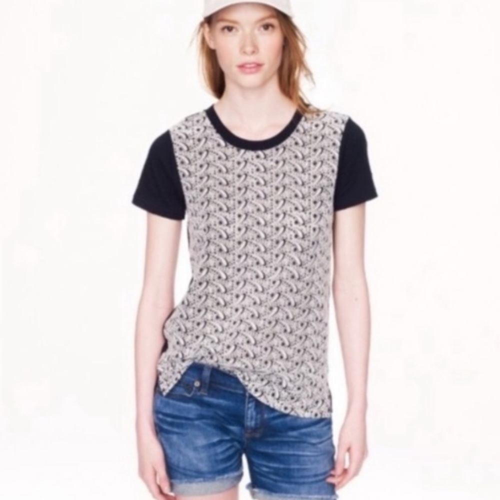 J.Crew Paisley Eyelet Shirt - Picture 8 of 8
